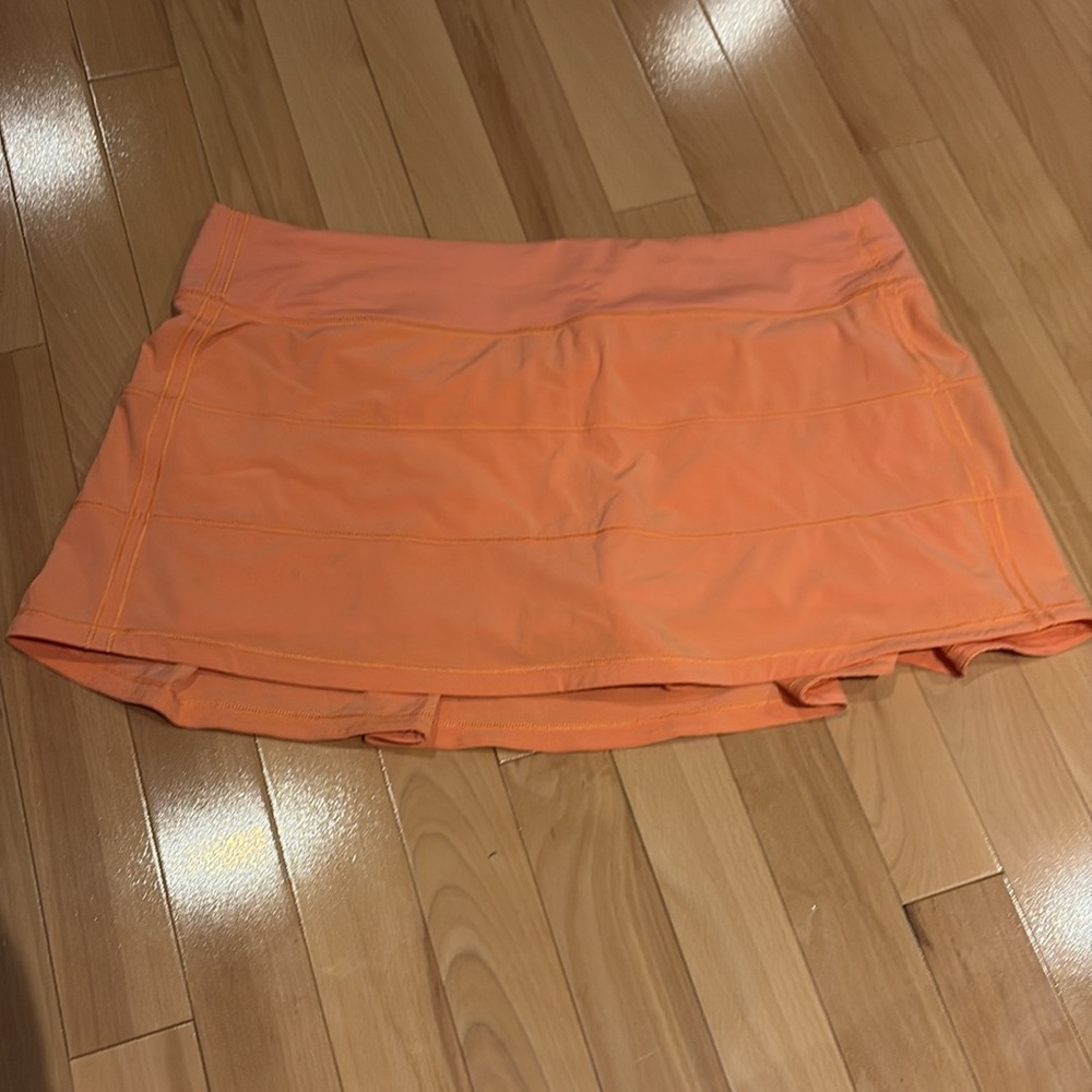 Lululemon Pace Rival Mid Rise Skirt - Golden Apricot - size 14